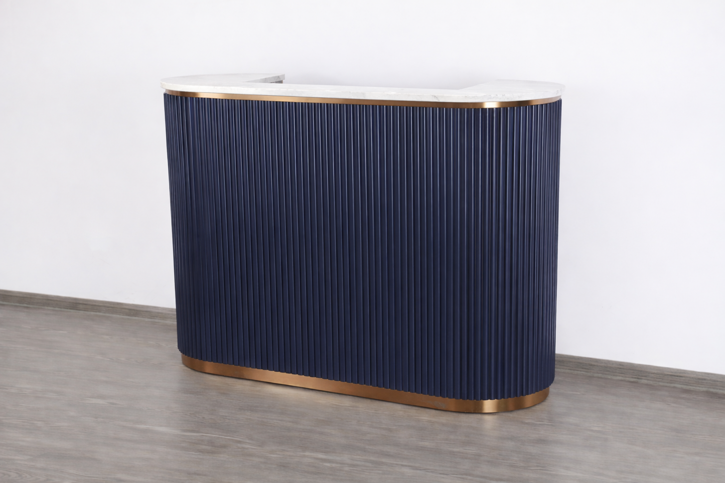 Mila Tambour Reception Desk — Custom (58")