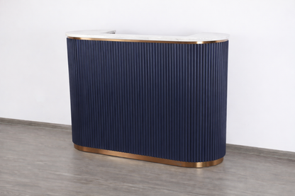 Mila Tambour Reception Desk — Custom (58")