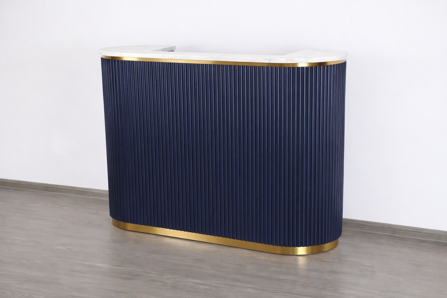 Mila Tambour Reception Desk — Custom (58")