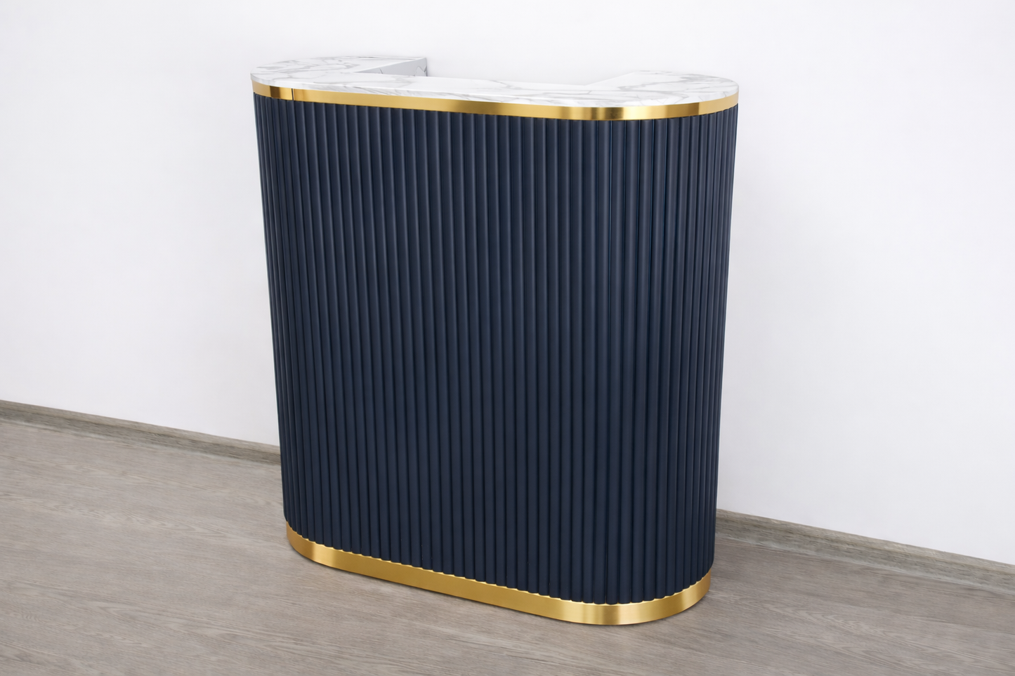 Mila Tambour Reception Desk — Custom (39")