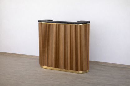 Mila Tambour Reception Desk — Custom (48")