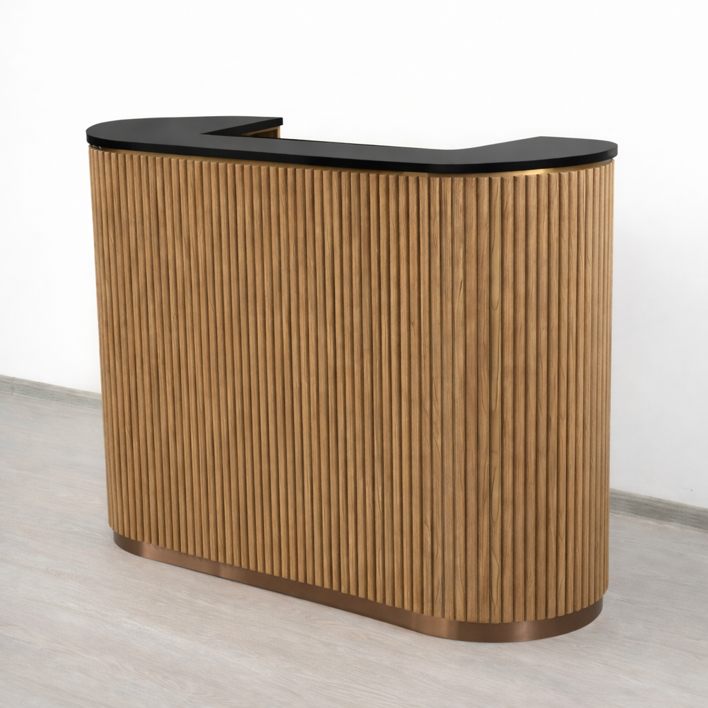 Mila Tambour Reception Desk — Custom (58")