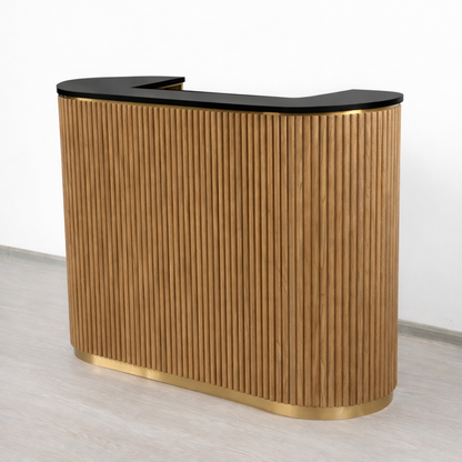 Mila Tambour Reception Desk — Custom (58")