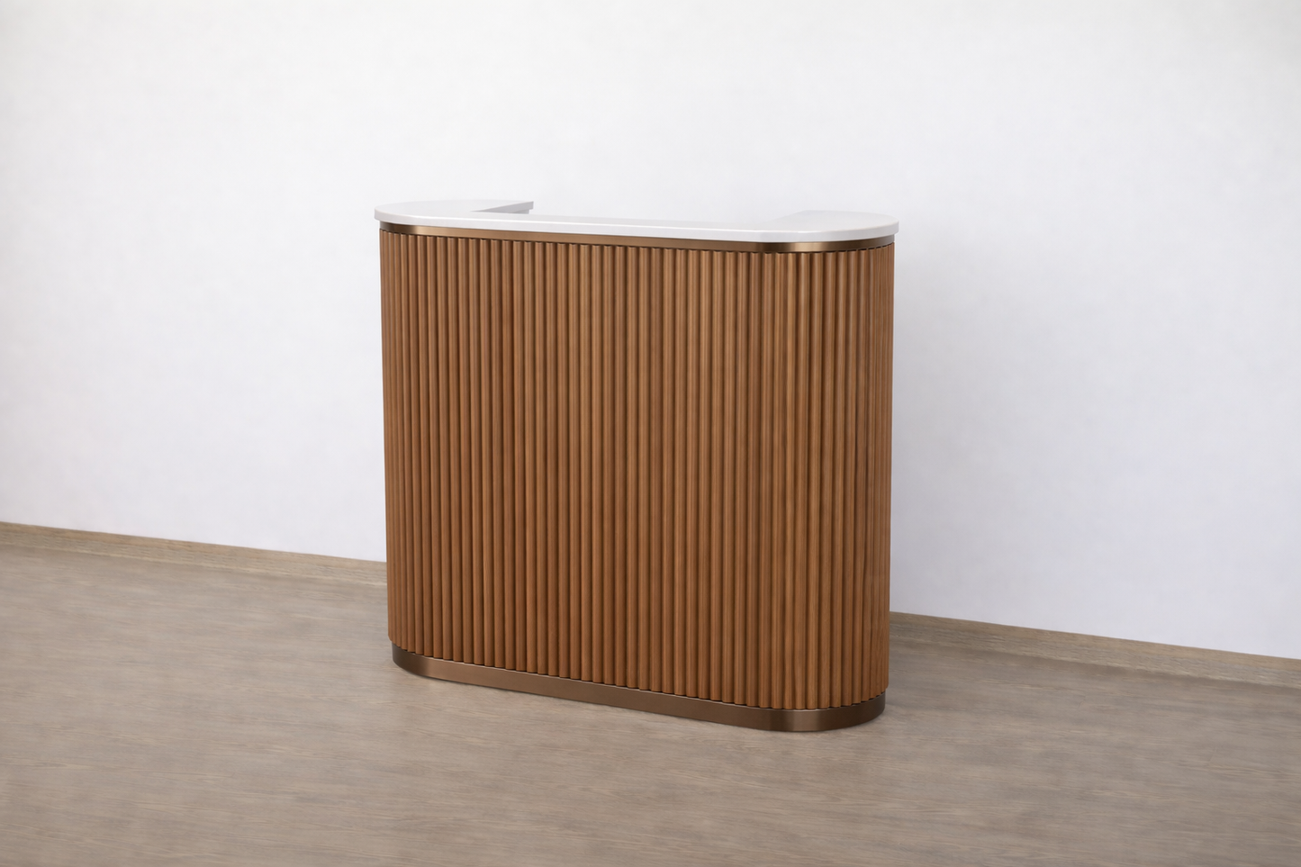 Mila Tambour Reception Desk — Custom (48")