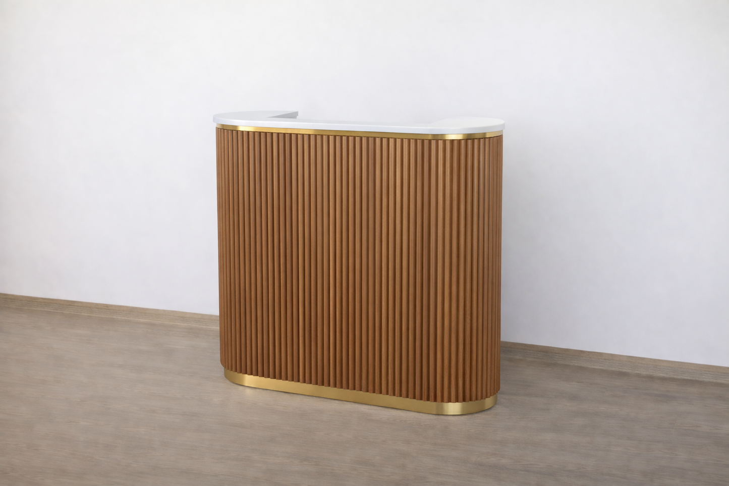 Mila Tambour Reception Desk — Custom (48")
