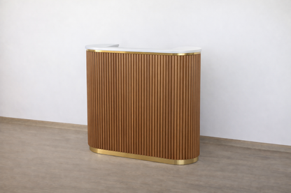 Mila Tambour Reception Desk — Custom (48")