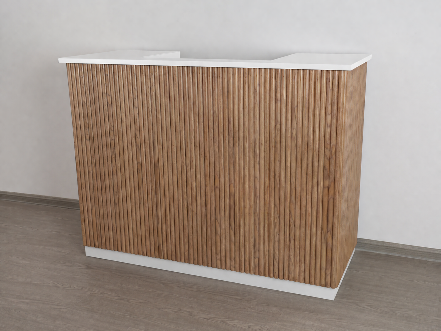 Cora Tambour Reception Desk — Custom (59")