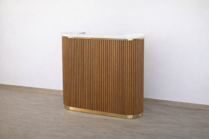 Mila Tambour Reception Desk — Custom (48")