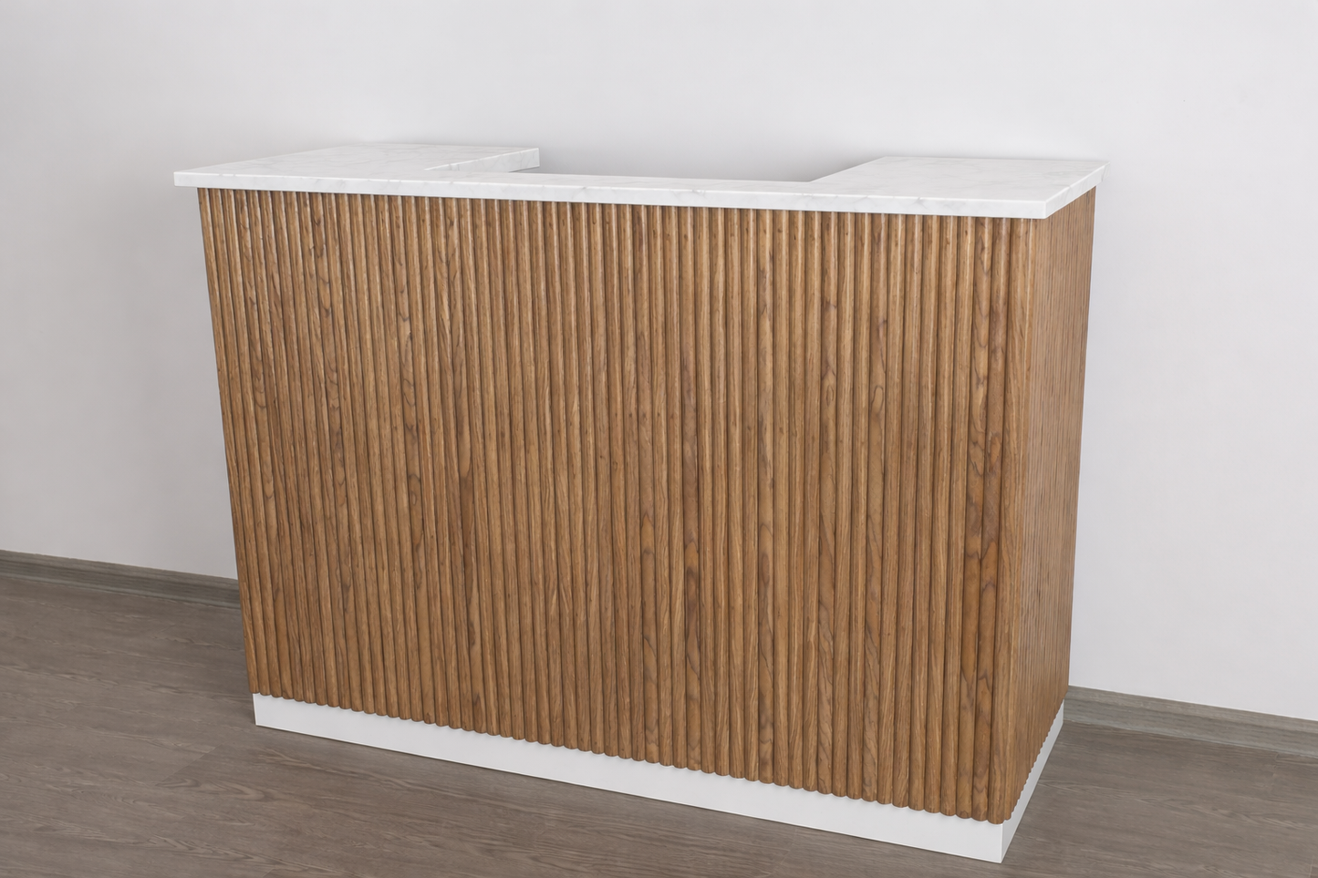 Cora Tambour Reception Desk — Custom (59")