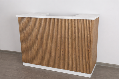 Cora Tambour Reception Desk — Custom (59")