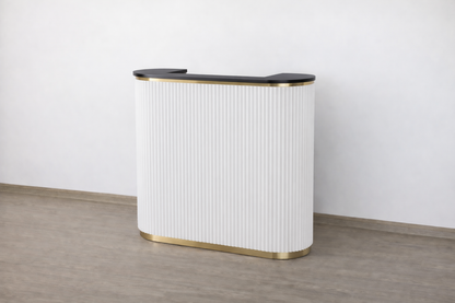 Mila Tambour Reception Desk — Custom (48")