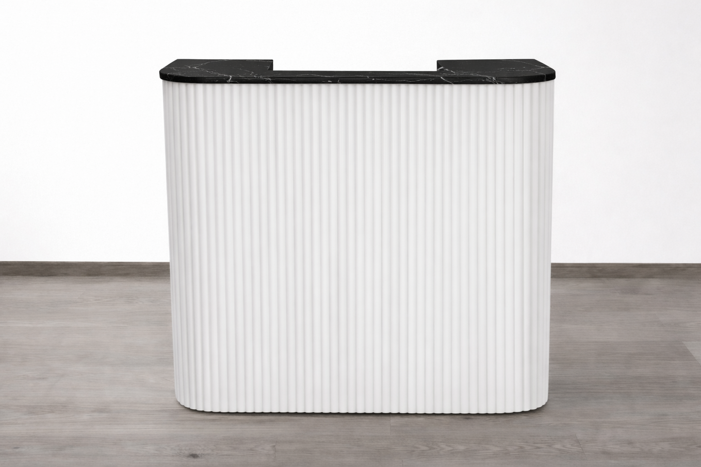 Eden Square Tambour Reception Desk — Custom (48")