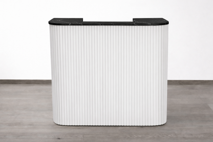 Eden Square Tambour Reception Desk — Custom (48")