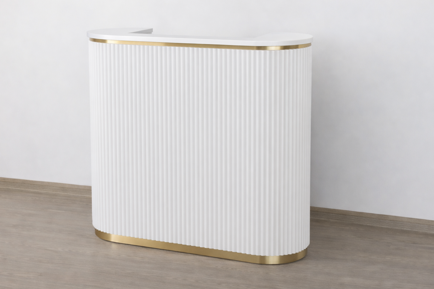 Mila Tambour Reception Desk — Custom (48")