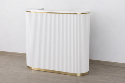 Mila Tambour Reception Desk — Custom (48")