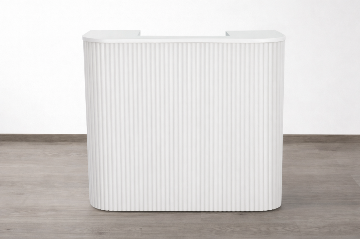 Eden Square Tambour Reception Desk — Custom (48")