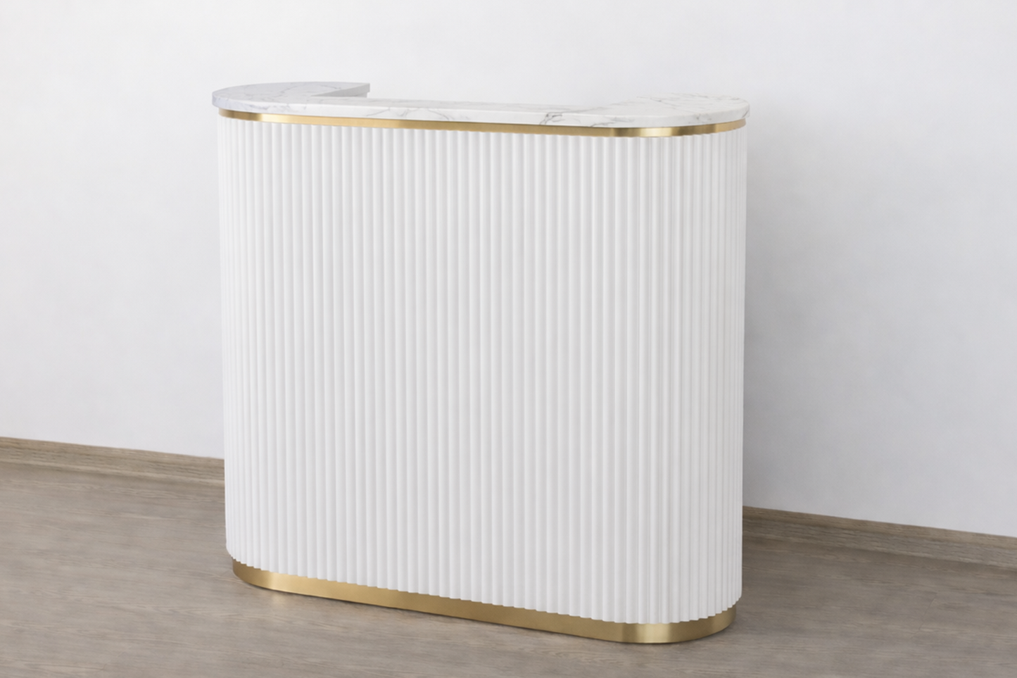 Mila Tambour Reception Desk — Custom (48")