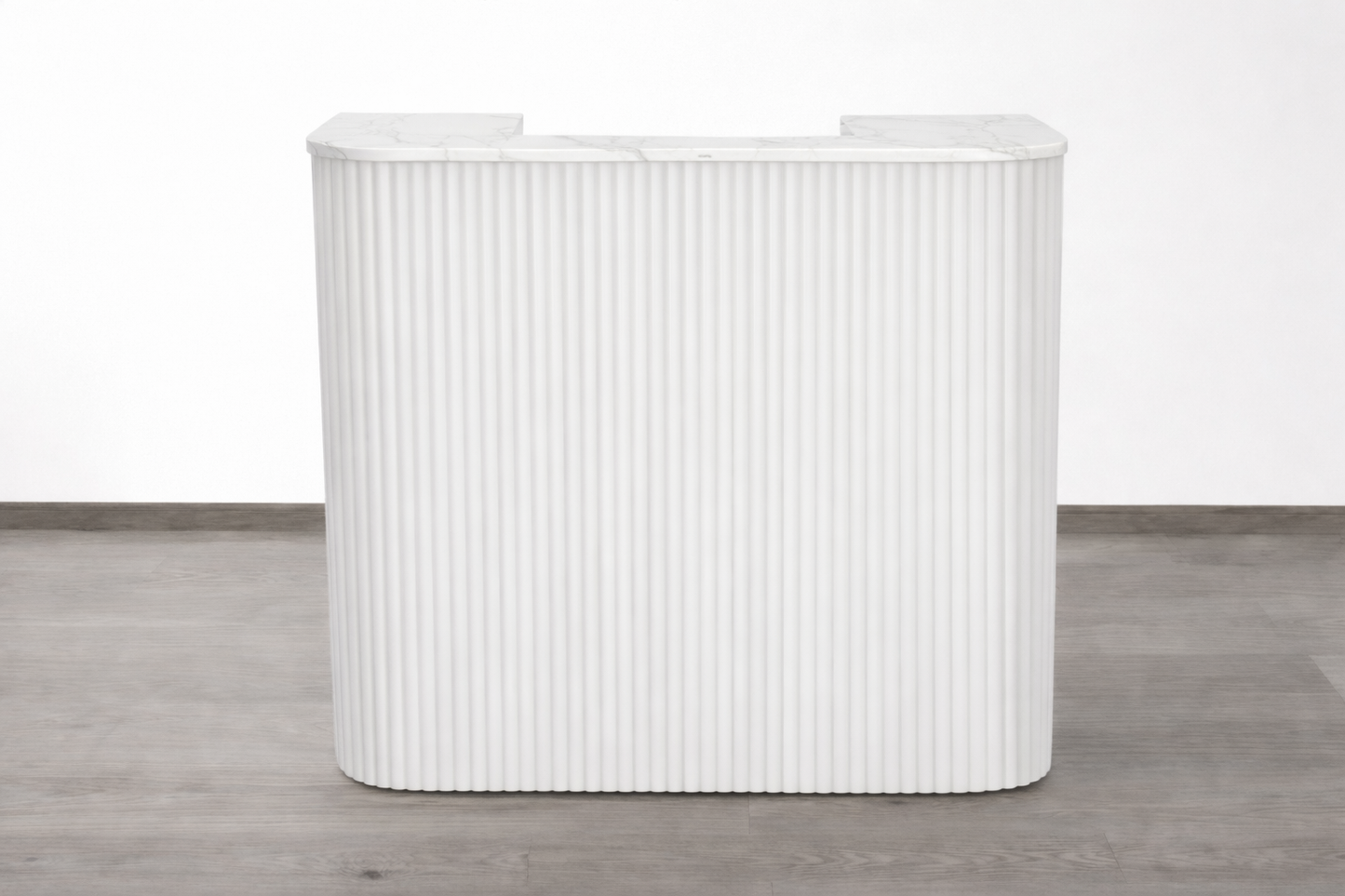 Eden Square Tambour Reception Desk — Custom (48")