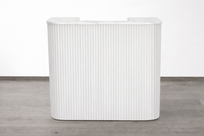 Eden Square Tambour Reception Desk — Custom (48")