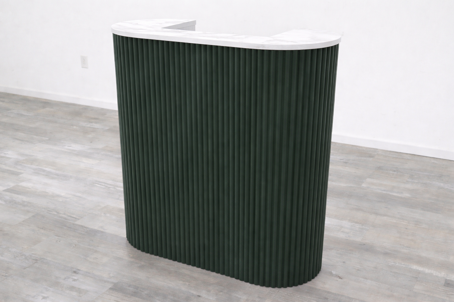 Mila Tambour Reception Desk — Custom (39")