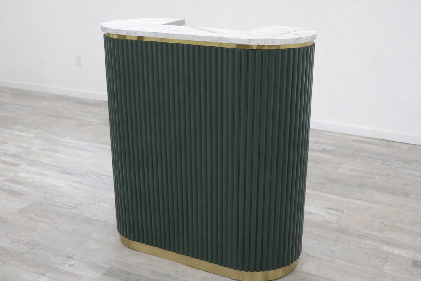 Mila Tambour Reception Desk — Custom (39")