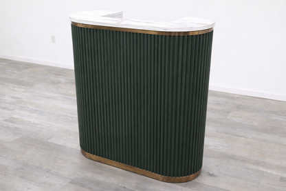 Mila Tambour Reception Desk — Custom (39")