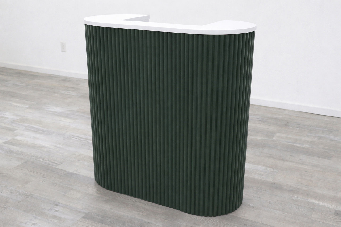 Mila Tambour Reception Desk — Custom (39")