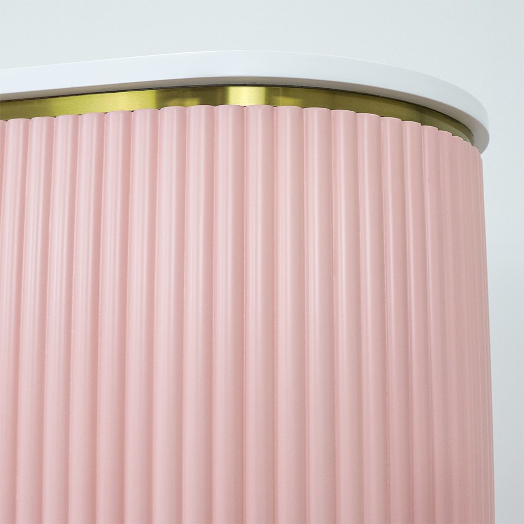 58" Pink Tambour Reception Desk - Free Shipping