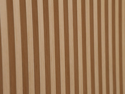 59" Natural Oak Square Tambour Reception Desk - Free Shipping (K9009-NATURALOAK)