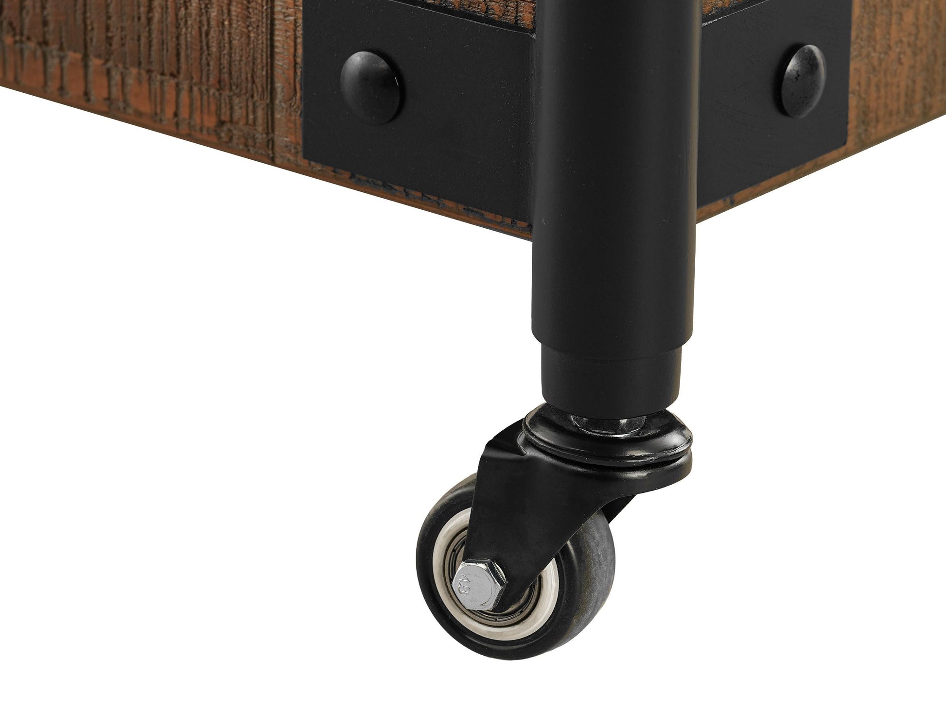 Reclaimed Wood 3-Tier Rolling Cart - Free Shipping
