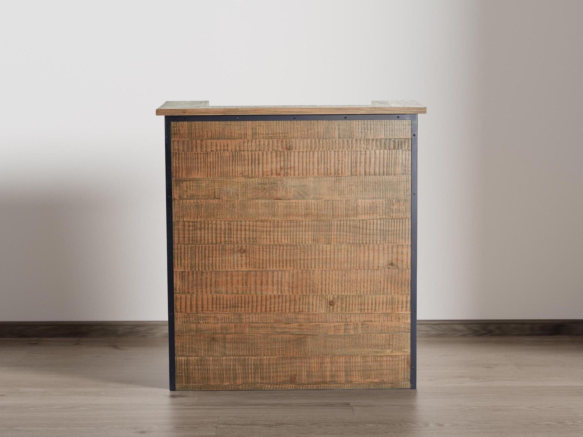 41" Reclaimed Wood Reception Desk - Free Shipping (K9005S)