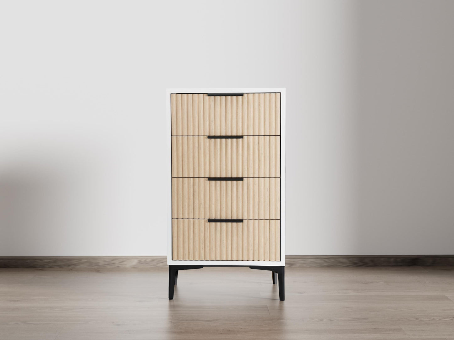 Set of 2 Natural Oak Drawer Storage Dresser - Free Shipping (K8003-NATURALOAK)