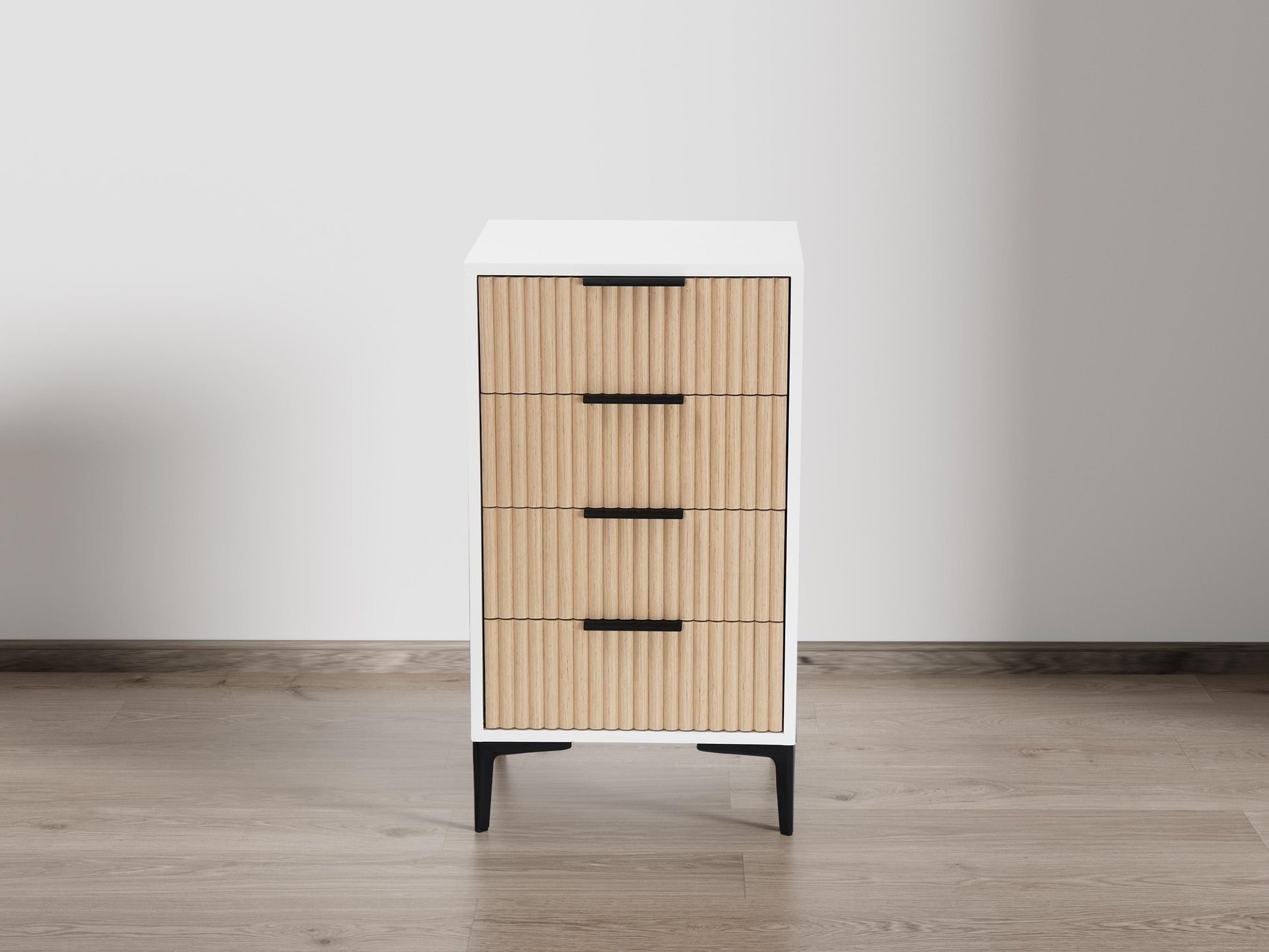 Set of 2 Natural Oak Drawer Storage Dresser - Free Shipping (K8003-NATURALOAK)