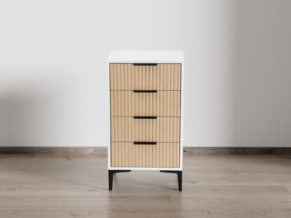 Set of 2 Natural Oak Drawer Storage Dresser - Free Shipping (K8003-NATURALOAK)