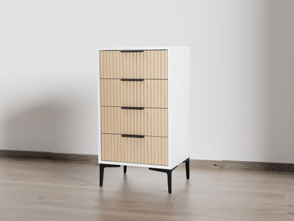 Set of 2 Natural Oak Drawer Storage Dresser - Free Shipping (K8003-NATURALOAK)