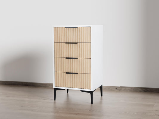 Set of 2 Natural Oak Drawer Storage Dresser - Free Shipping (K8003-NATURALOAK)