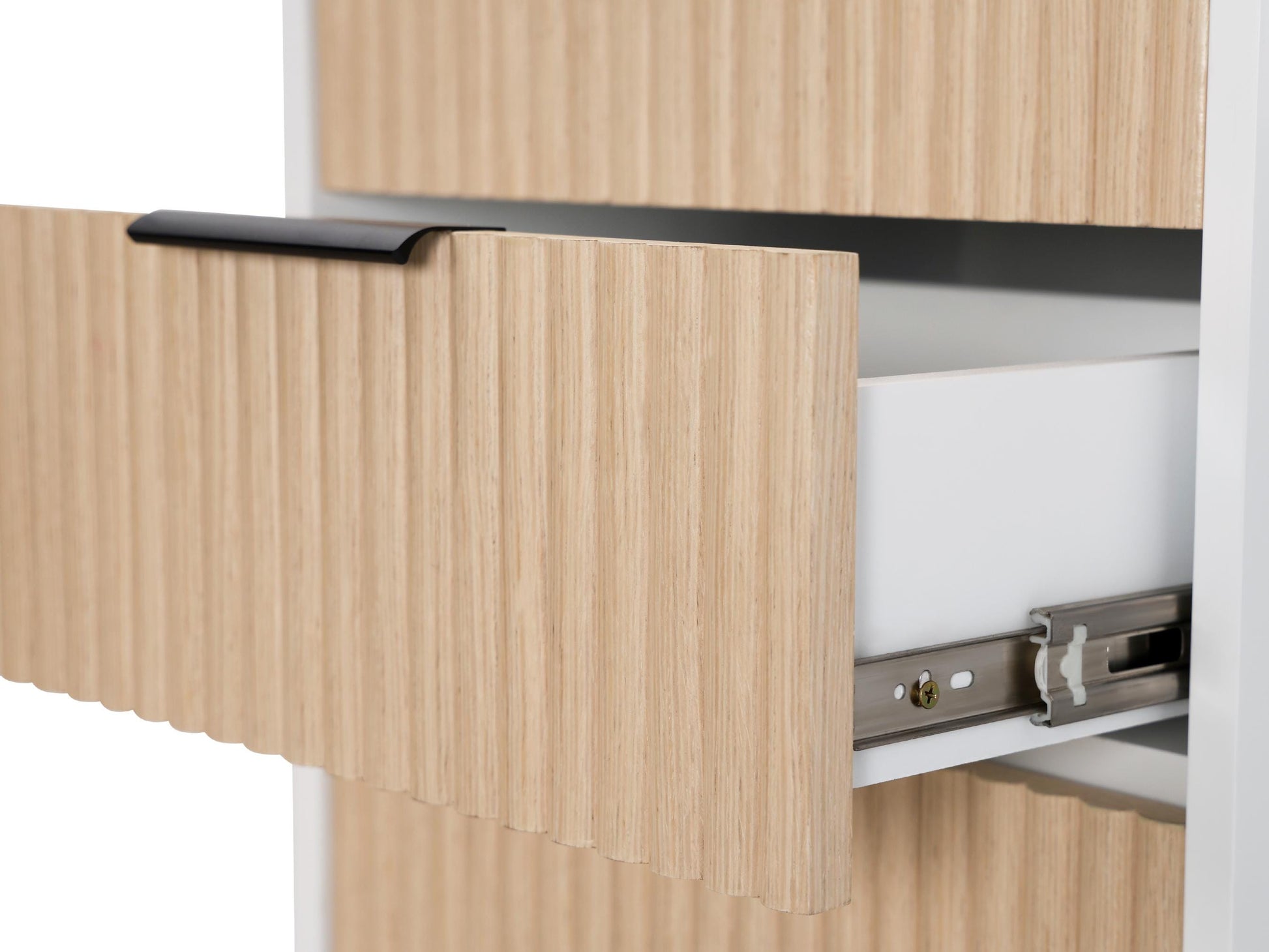 Set of 2 Natural Oak Drawer Storage Dresser - Free Shipping (K8003-NATURALOAK)