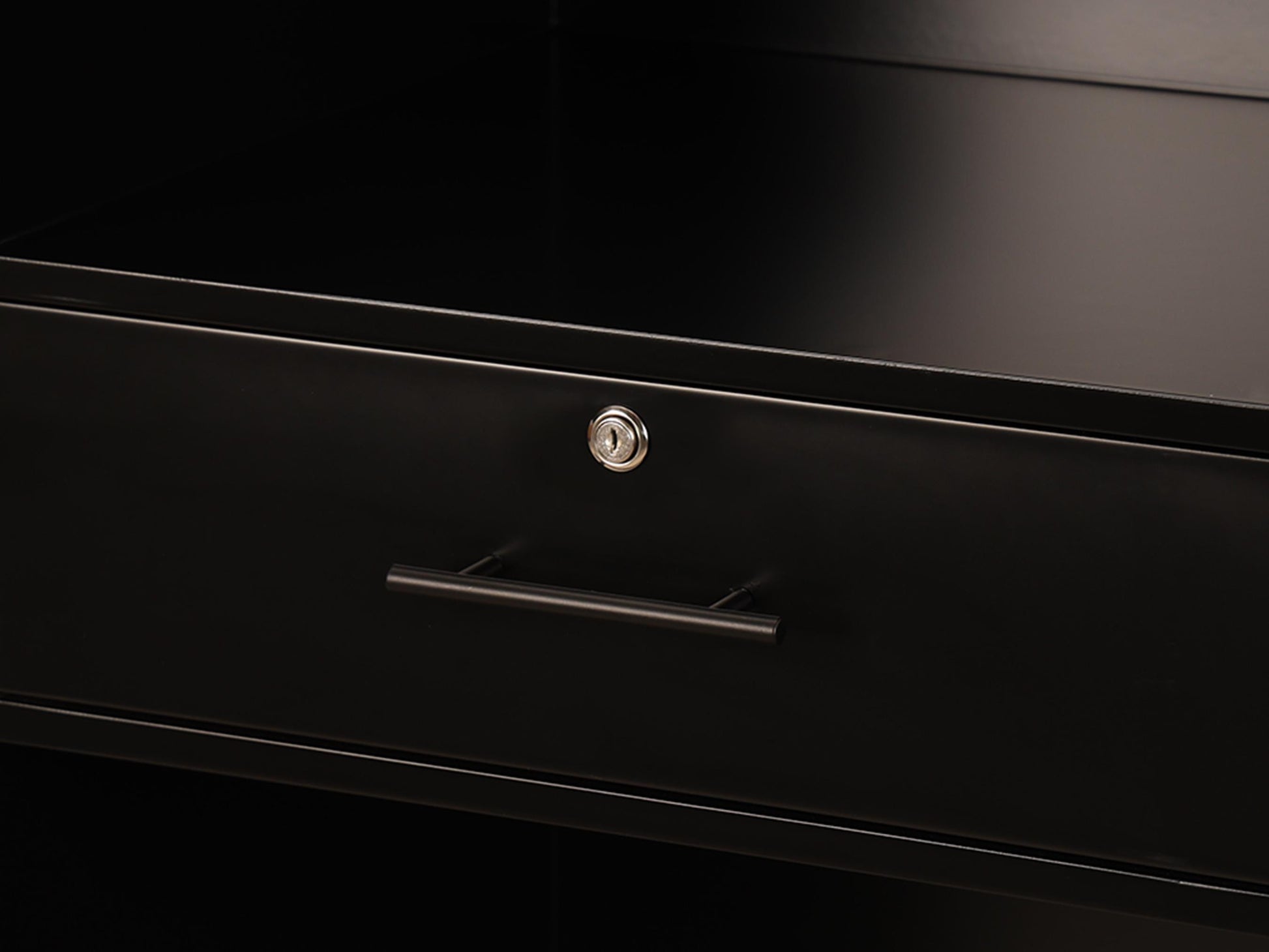 PREORDER Mila Classic Walnut Tambour Reception Desk - Small (39")