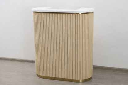 Mila Tambour Reception Desk — Custom (39")