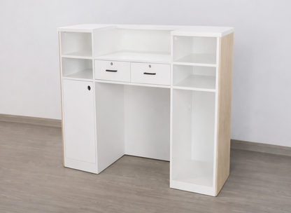 Eden Square Tambour Reception Desk — Custom (48")