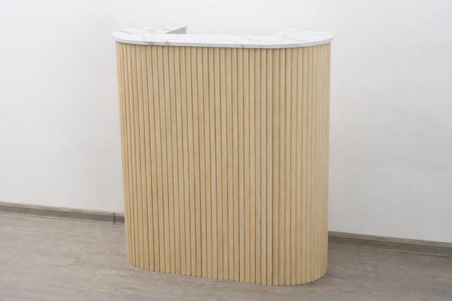 Mila Tambour Reception Desk — Custom (39")