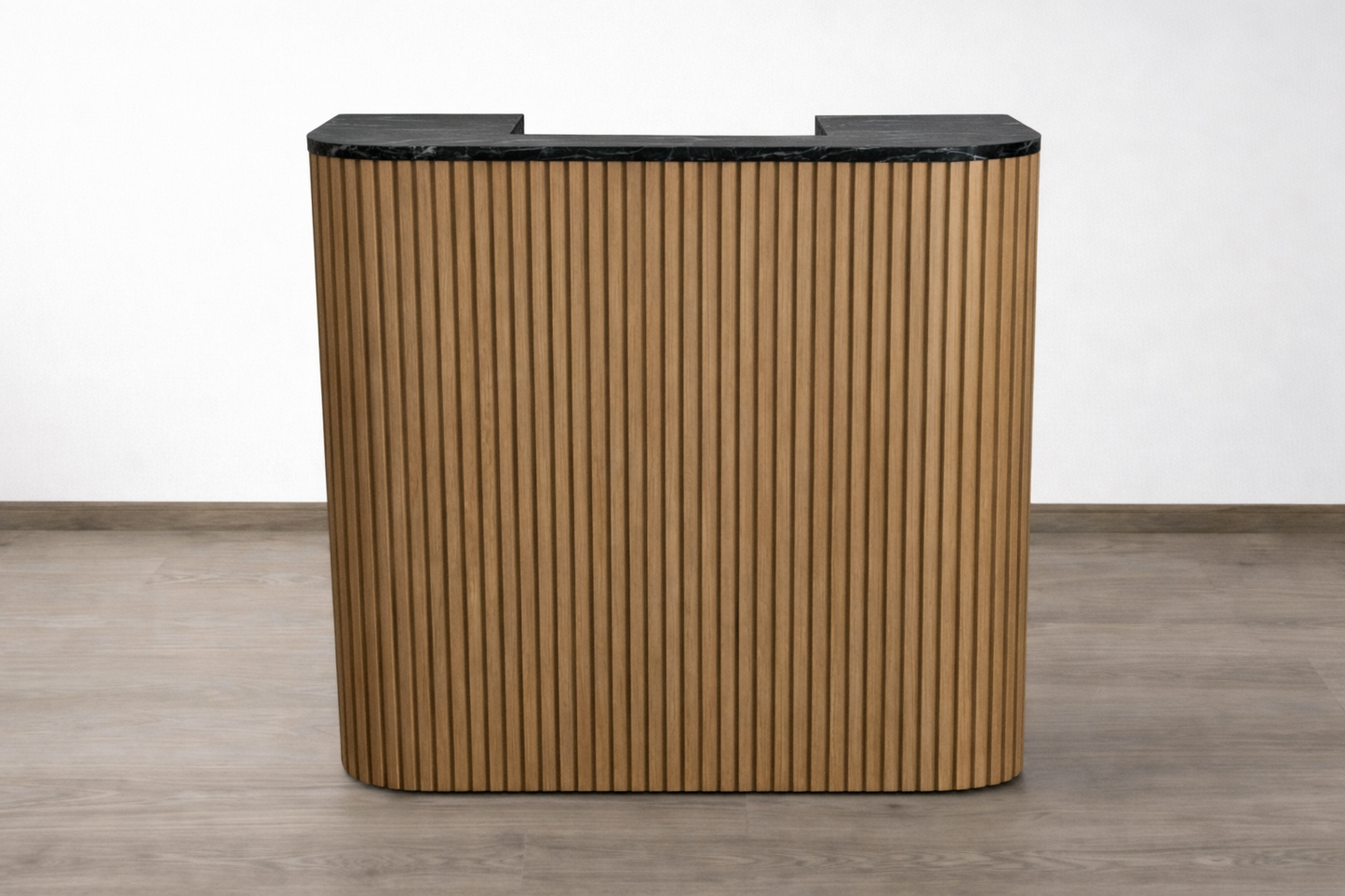 Eden Square Tambour Reception Desk — Custom (48")
