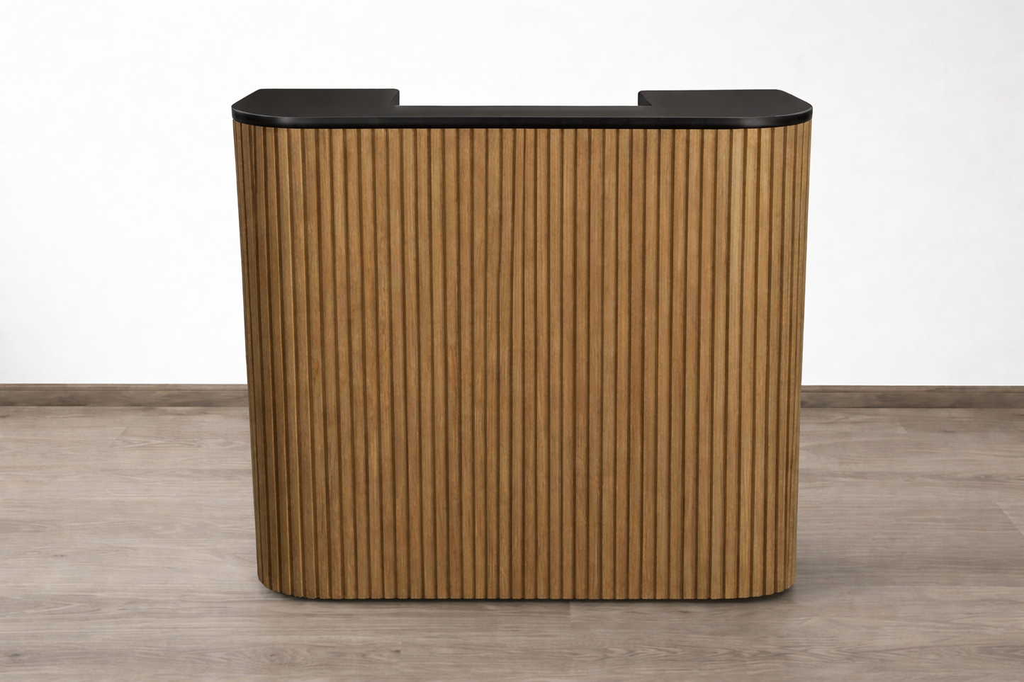 Eden Square Tambour Reception Desk — Custom (48")