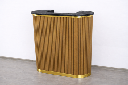 Mila Tambour Reception Desk — Custom (39")