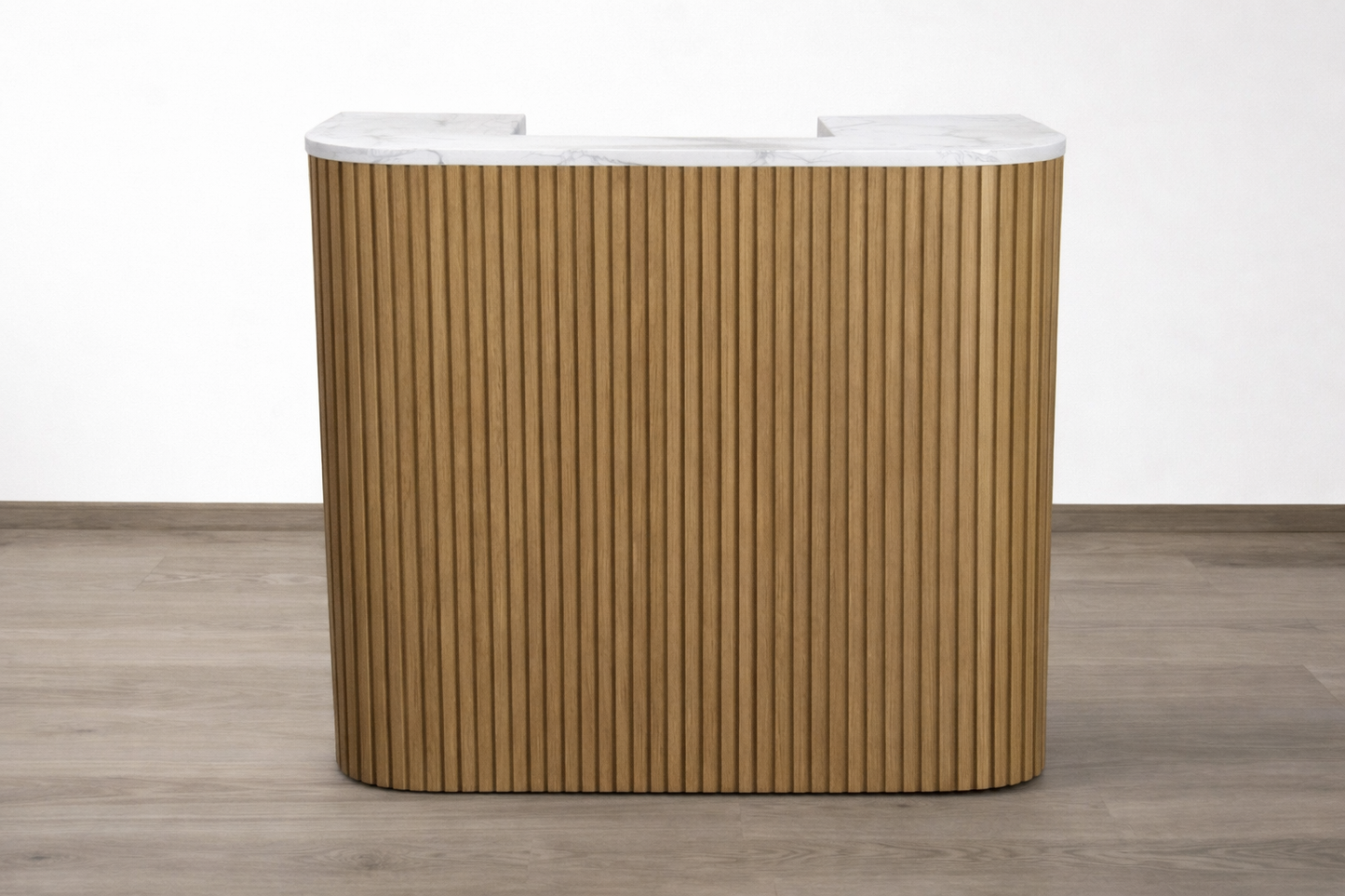 Eden Square Tambour Reception Desk — Custom (48")