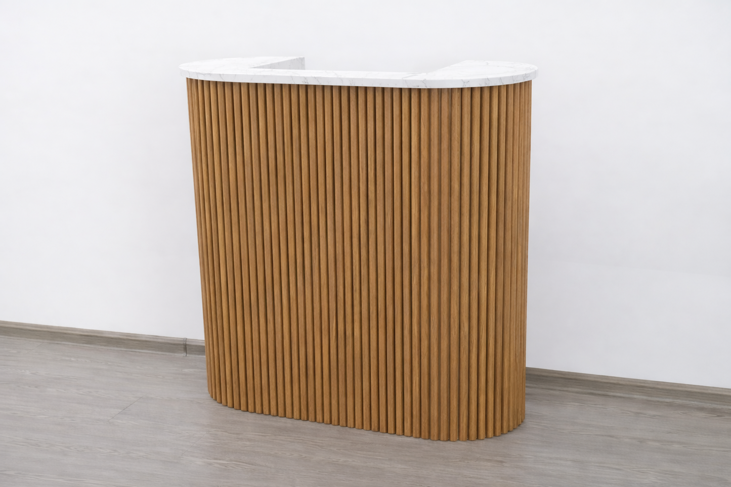 Mila Tambour Reception Desk — Custom (39")