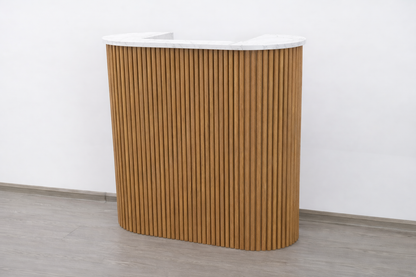 Mila Tambour Reception Desk — Custom (39")