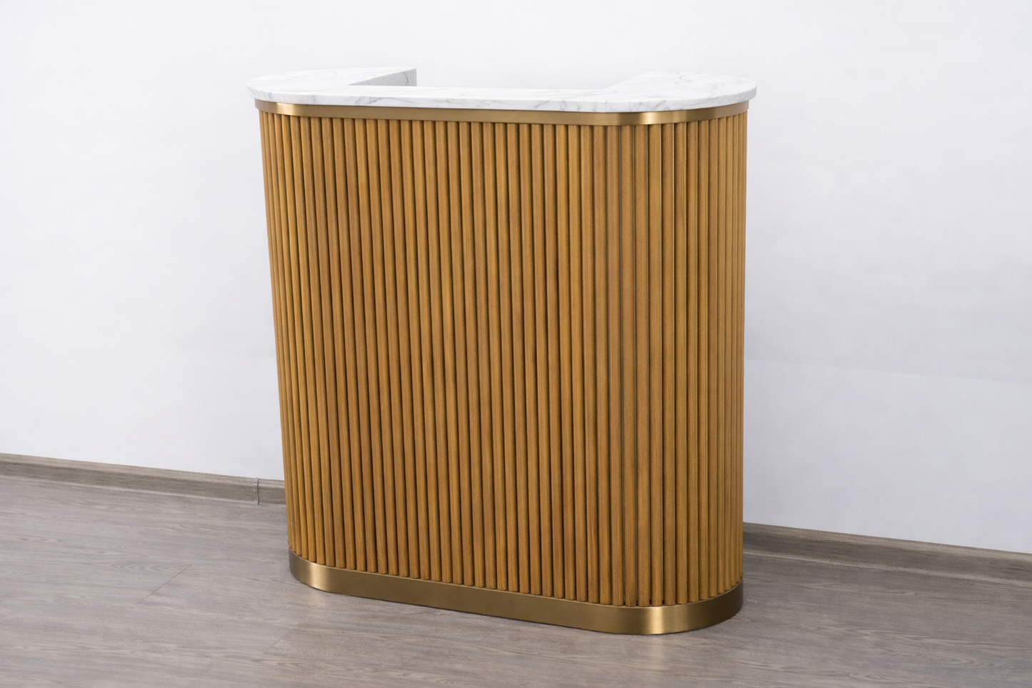 Mila Tambour Reception Desk — Custom (39")