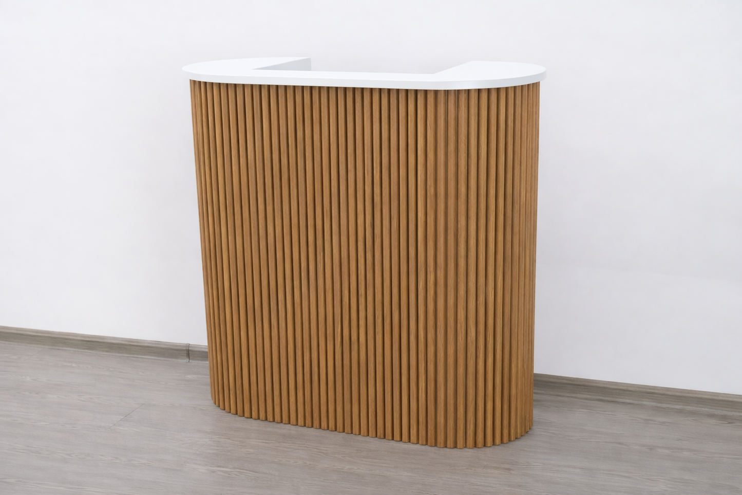 Mila Tambour Reception Desk — Custom (39")
