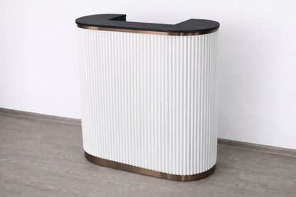 Mila Tambour Reception Desk — Custom (39")